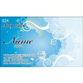 024　名刺　かわいい系　ブルー系（1箱100枚入）