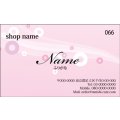 066　名刺　かわいい系　ピンク系（1箱100枚入）