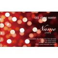 093　名刺　かわいい系　レッド系（1箱100枚入）