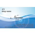 472　名刺　かっこいい系　ブルー系（1箱100枚入）