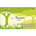 かわいい名刺 グリーン名刺 （1箱100枚入）  商品No599