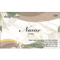 604　名刺　シンプル・ナチュラル系　ホワイト系（1箱100枚入）