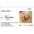 写真名刺P08（写真の配置のイメージです、1箱100枚入）