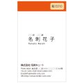 ビジネス　カラー名刺　縦E010　（1箱100枚入）