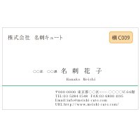 ビジネス　カラー名刺　横C009　（1箱100枚入）