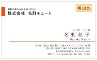 ビジネス　カラー名刺　横C025　（1箱100枚入）